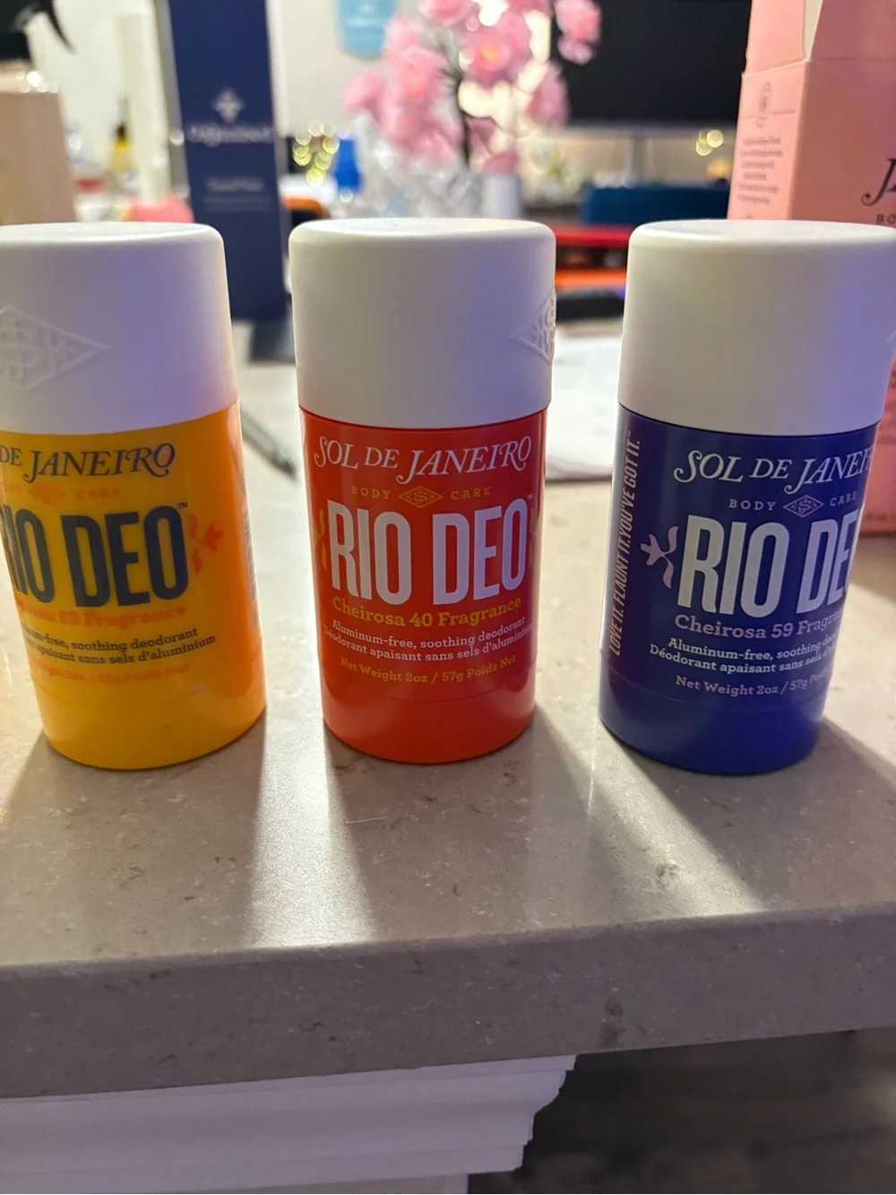 Sol de Janeiro Rio Deo Aluminum-Free Deodorant Stick - Yellow, Orange, Blue